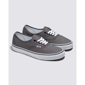 VANS Authentic 'Pewter Canvas Women Girls Boys Skateboard Size 4M/5.5W